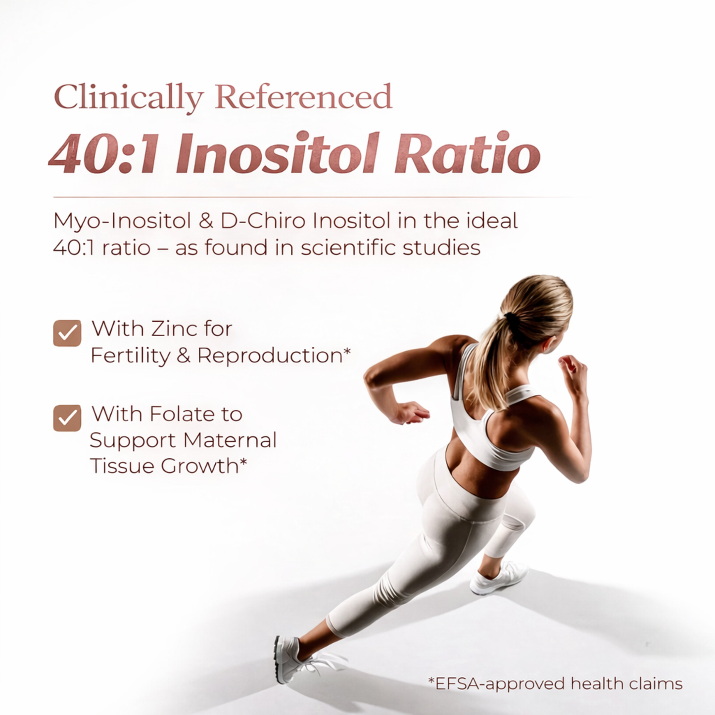Malum Inositol Complex 40:1 Myo-Inositol, D-Chiro Inositol, 7-in-1, Zinc, Magnesium, Folate, Vitamin D3, Maca